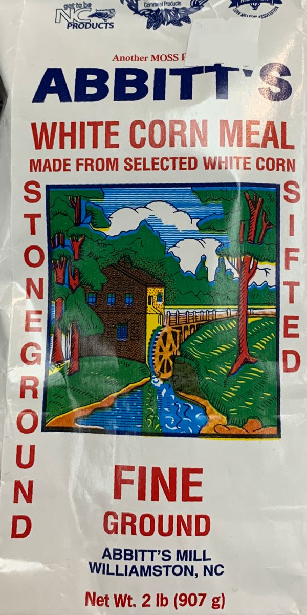 Abbitts Corn Meal Fine Ground 2 Lb Bag Unbolted Southland Trade